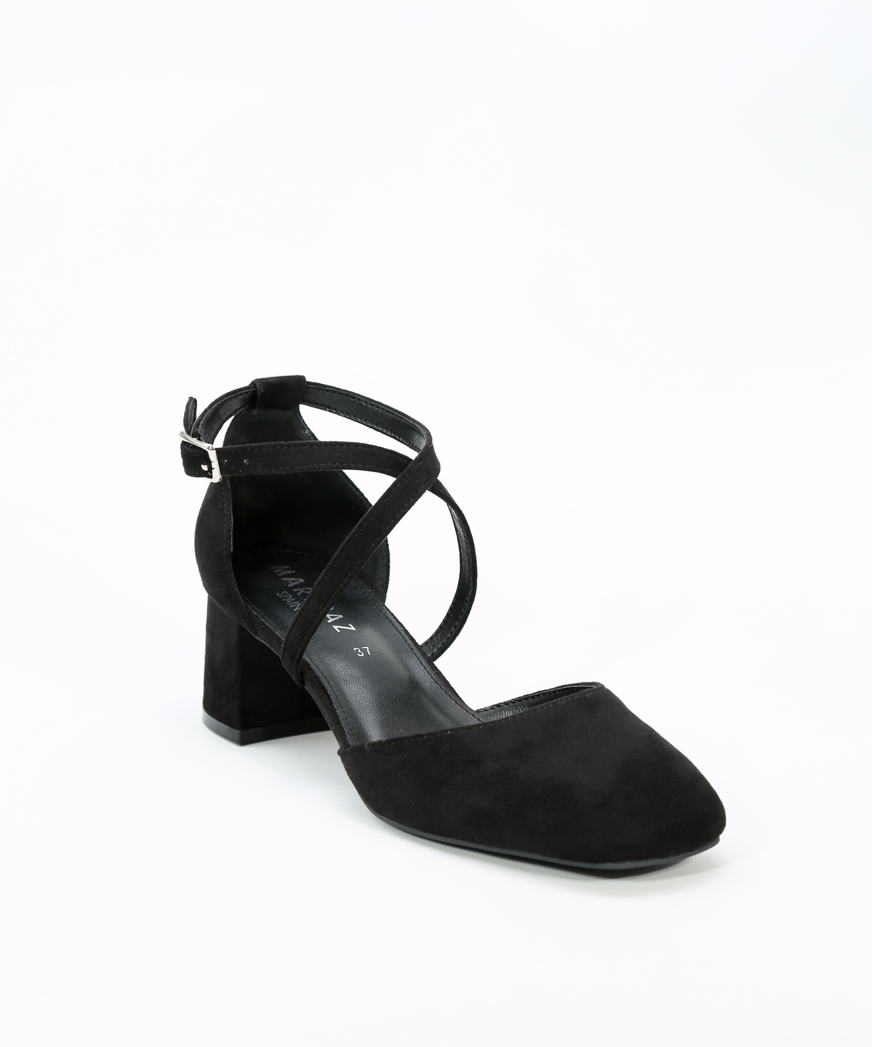 Sapatos salto tiras cruzadas image number null